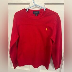 Polo Ralph Lauren long sleeve red shirt size 7